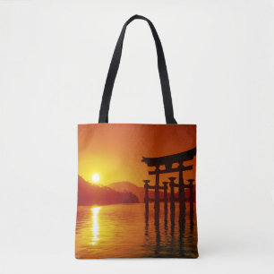 Bolso De Tela Puerta O-Torii, santuario Itsukushima, Miyajima