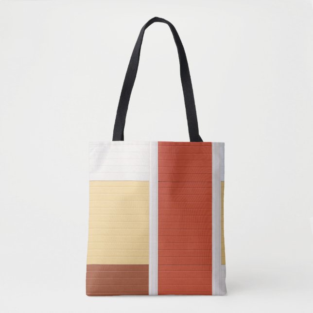 Bolso De Tela Puerta roja y blanca (Anverso)