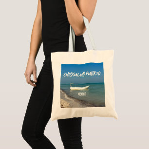 Bolso De Tela Puerto Chicxulub, México - Tote de Presupuesto