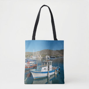 Bolso De Tela Puerto de Bozburun cerca de Marmaris, Turquía