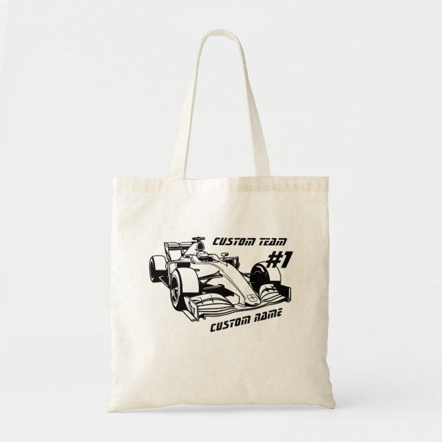 Bolso De Tela Puerto de Carreras de Fórmula - Motodeporte de reg (Frente)