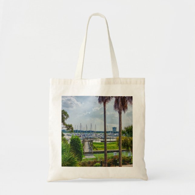 Bolso De Tela Puerto de Charleston (Frente)