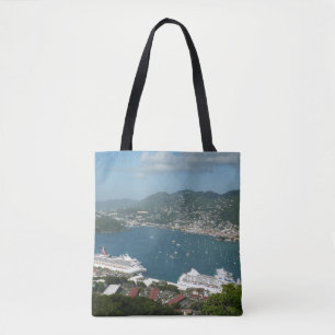 Bolso De Tela Puerto de St. Thomas Islas Vírgenes Estadounidense