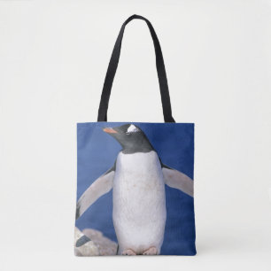Bolso De Tela Puerto del pingüino de Gentoo (Pygoscelis papua)