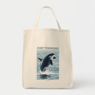 Bolso De Tela Puerto Townsend, salto de WashingtonOrca
