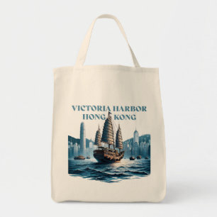 Bolso De Tela Puerto Victoria Hong Kong China