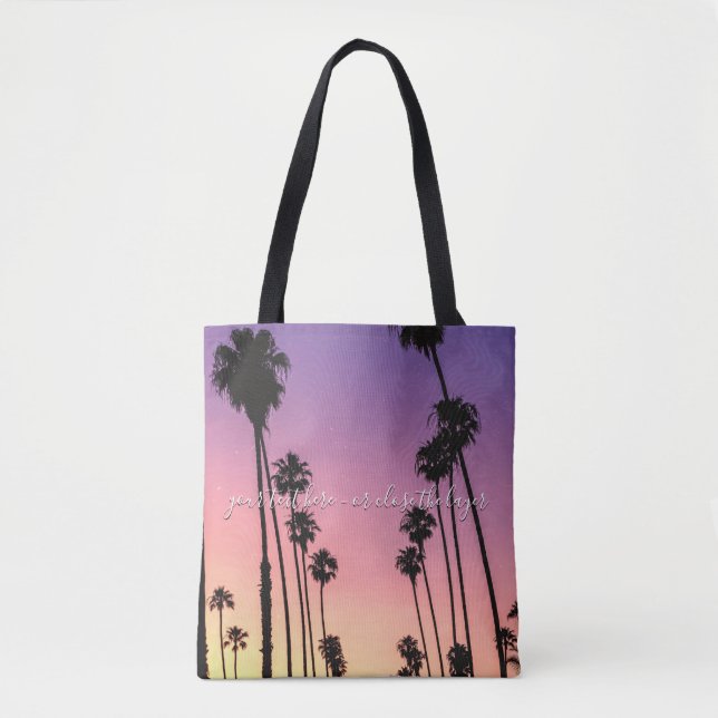 Bolso De Tela Puesta de sol en MAIAMI (Anverso)