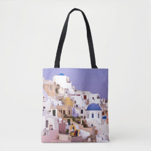 Bolso De Tela Puesta de sol en Oil, Santorini 2