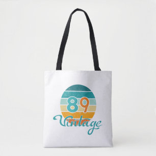 Bolso De Tela Puesta de sol retro 89 vintage estropeada