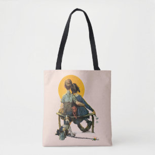Bolso De Tela Puesta del sol