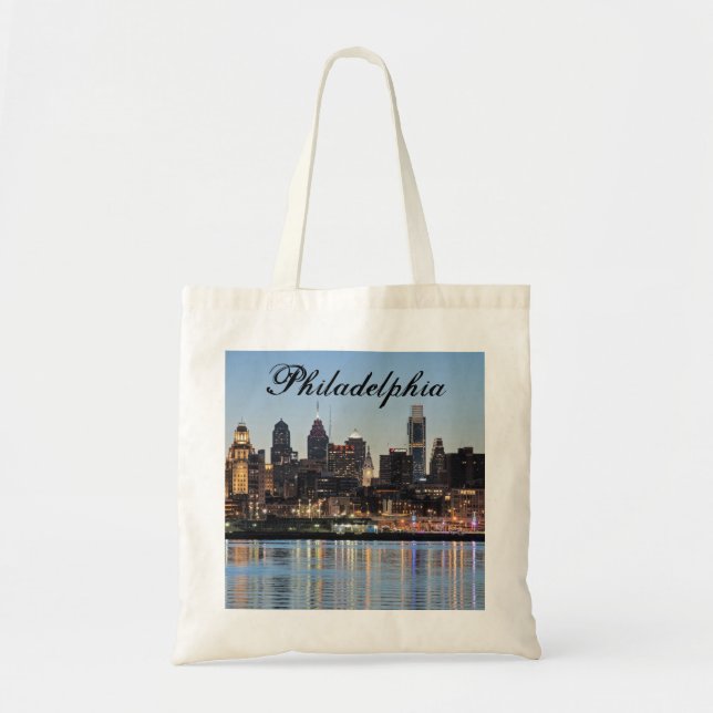 Bolso De Tela Puesta del sol de Philly (Frente)