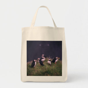 Bolso De Tela Puffins atlánticos