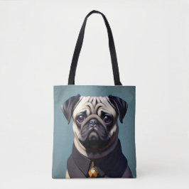 Bolso De Tela Pug