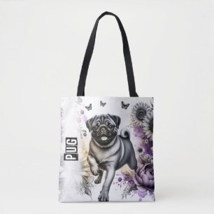 Bolso De Tela Pug