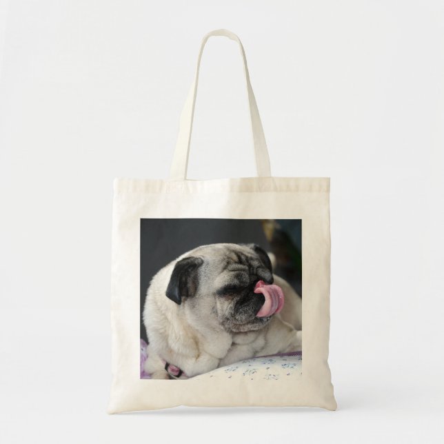 Bolso De Tela PUG - DOGUILLO - Photography Jean Louis Glineur (Frente)