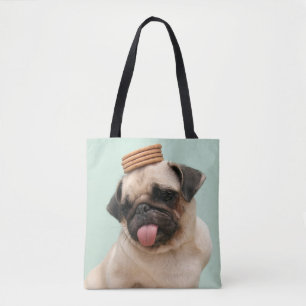 Bolso De Tela Pug quiere tratamientos
