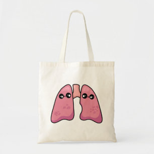Bolso De Tela Pulmones Adorables - Biología Humana