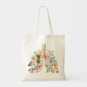 Bolso De Tela Pulmones florales