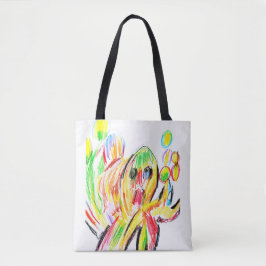 Bolso De Tela Pulpo colorido