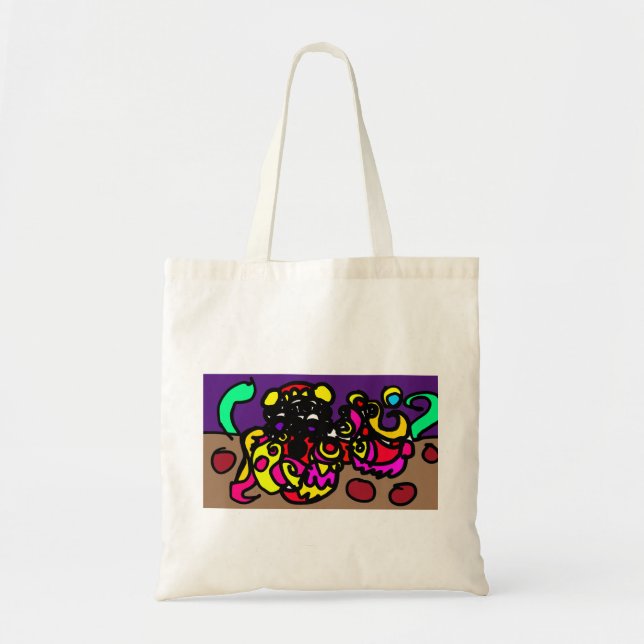 Bolso De Tela Pulpo estilo genial (Frente)