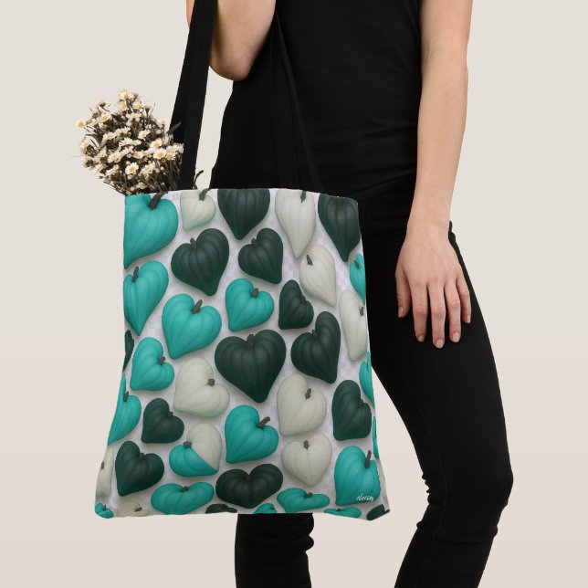 Bolso De Tela Pumpkin Heart (Detalle)