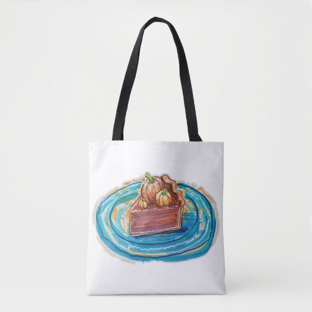 Bolso De Tela Pumpkin Pie Slice (Anverso)