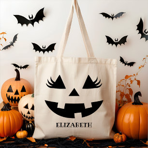 Bolso De Tela Pumpkin Smile, Halloween Gift