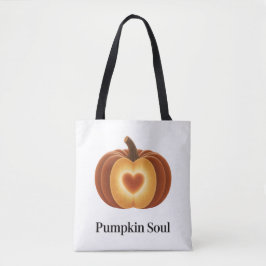 Bolso De Tela Pumpkin Soul – Cozy Fall Tote Bag