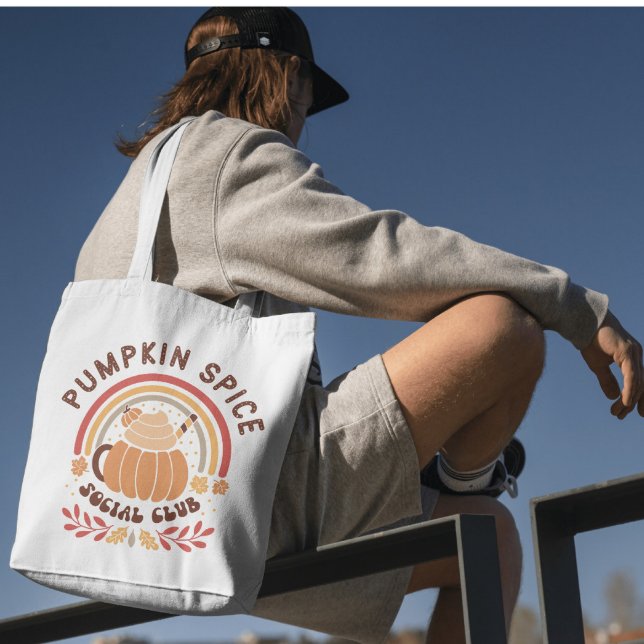Bolso De Tela Pumpkin Spice Social Club – Cute Fall PSL  (Subido por el creador)