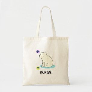 Bolso De Tela Pun científico divertidísimo del oso polar
