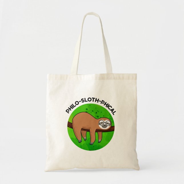 Bolso De Tela Pun de conmoción animal con honestidad filosófica (Frente)