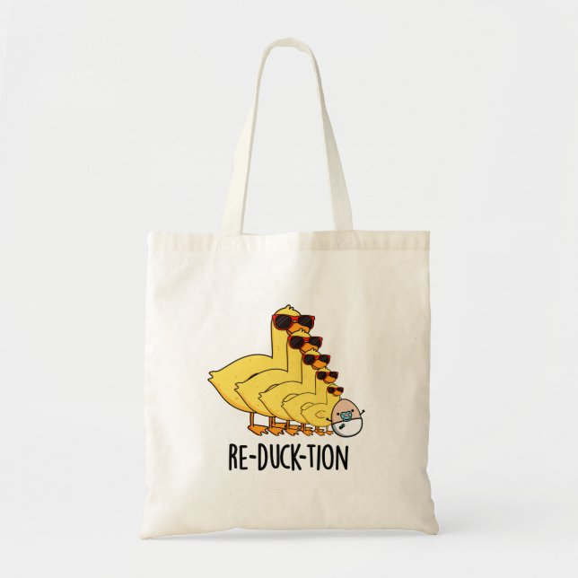 Bolso De Tela Pun de pato animal divertido para repatk-tion (Frente)