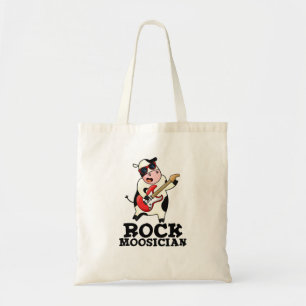 Bolso De Tela Pun, músico de vaca divertida de rock