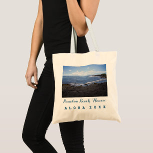 Bolso De Tela Punalu'u Beach Hawaii + Viaje / Año