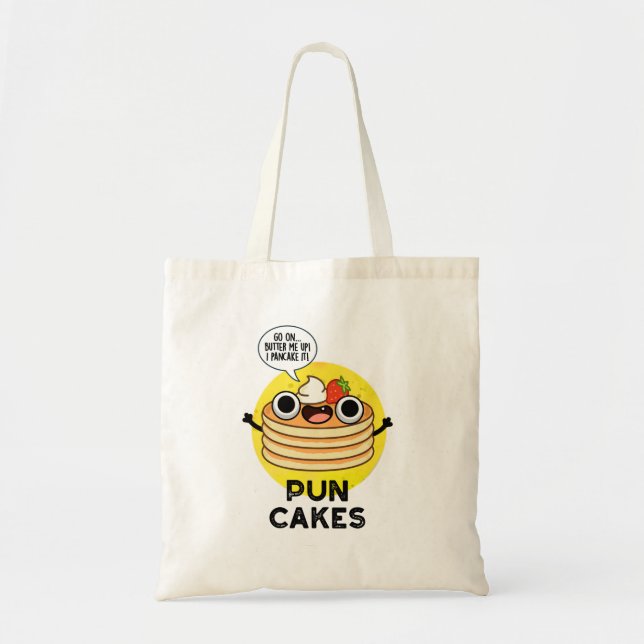 Bolso De Tela Puncakes Funny Pancake Pun (Frente)