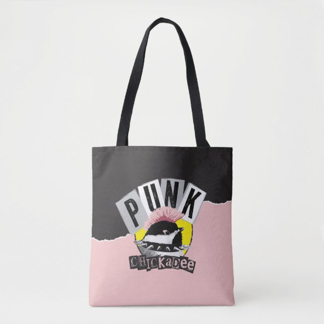Bolso De Tela Punk Chickadee (Anverso)