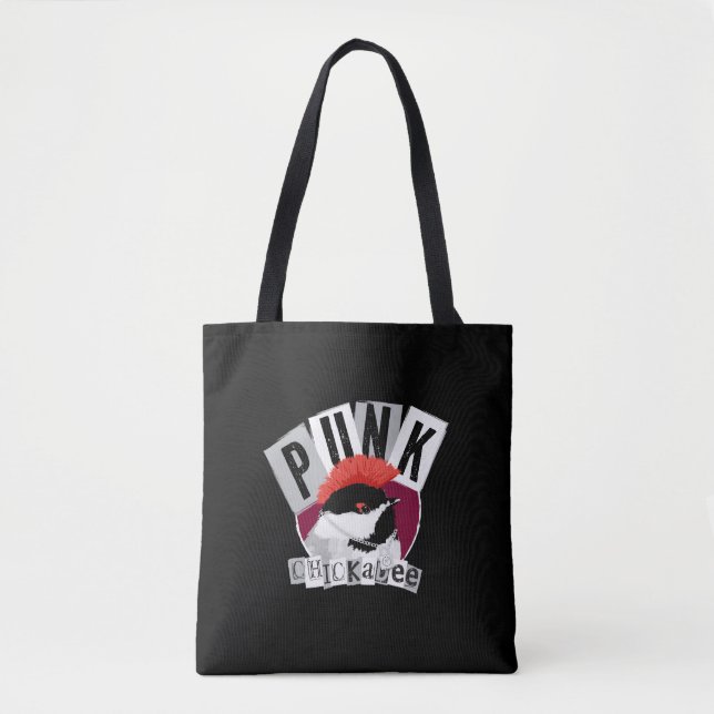Bolso De Tela Punk Chickadee (Anverso)