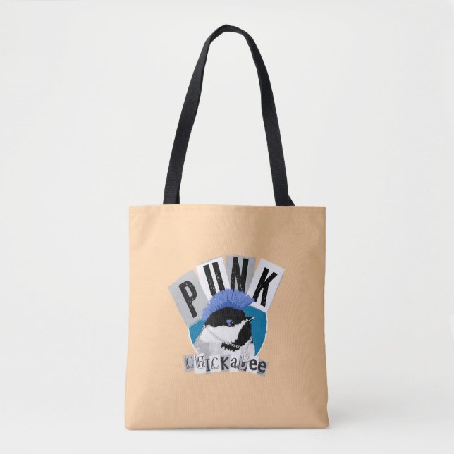 Bolso De Tela Punk Chickadee (Anverso)