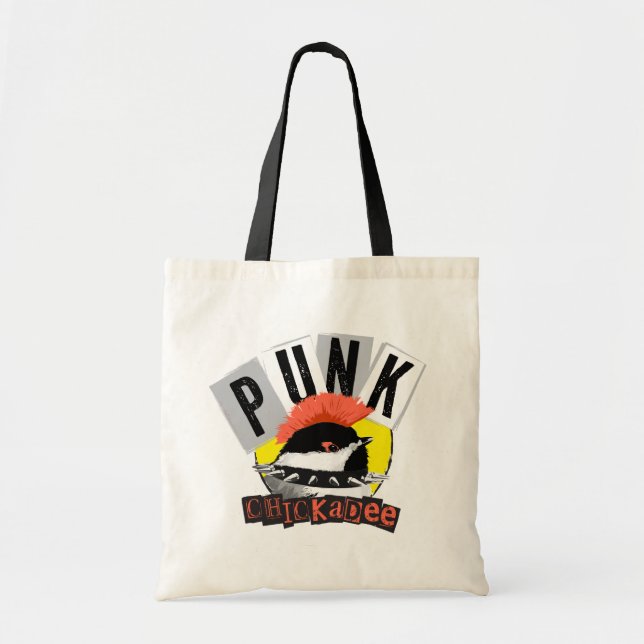 Bolso De Tela Punk Chickadee (Frente)