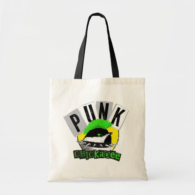 Bolso De Tela Punk Chickadee (Frente)