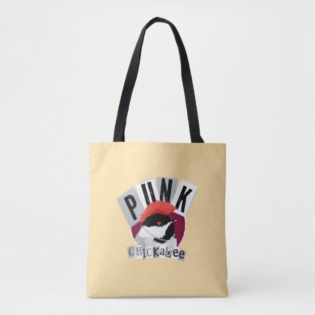 Bolso De Tela Punk Chickadee (Anverso)