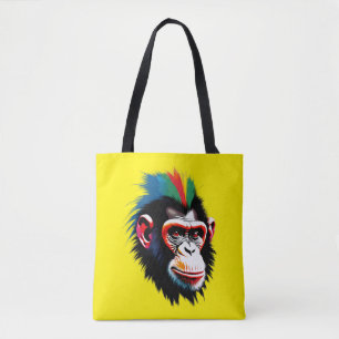 Bolso De Tela Punk Chimp