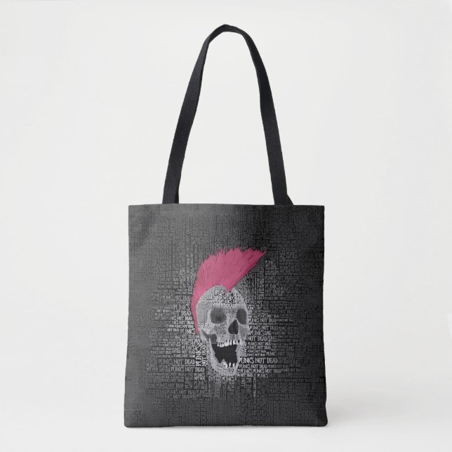 Bolso De Tela Punk no muerto (Anverso)