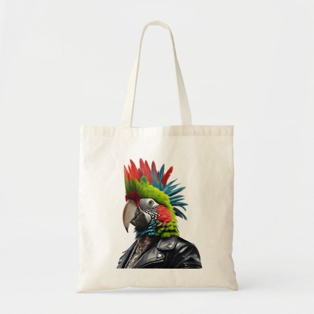 Bolso De Tela Punk Parrot (Frente)