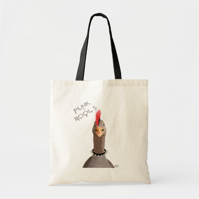 Bolso De Tela Punk Rock Goose (Frente)