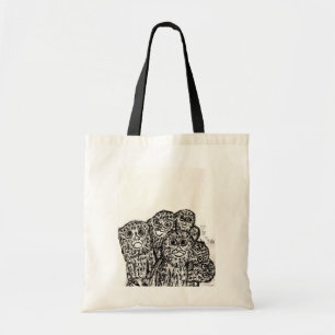 Bolso De Tela Puño de guarnición de marmoset