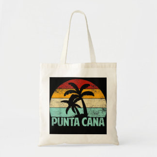 Bolso De Tela Punta Cana Vintage Dominica de los años 80