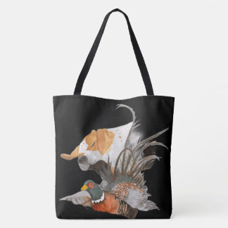 Bolso De Tela Puntero y faisán
