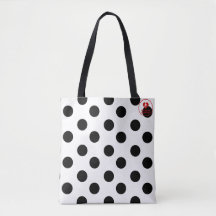 Punto de polka extra grande - Tote