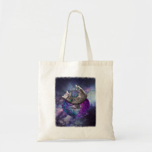 Bolso De Tela Punto del gato